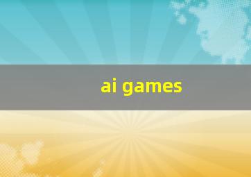 ai games